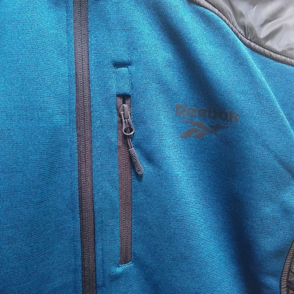 Men's Reebok Soft Shell Zip Up Hoodie Jacket - Picture 2 of 5